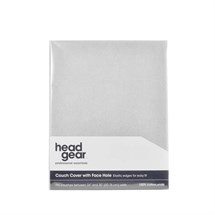 Head-Gear Couch Cover - With Face Hole (White)