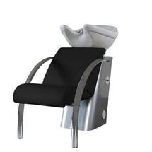 Salon Ambience Dreamwash Washpoint - Chrome Armrests, White Basin