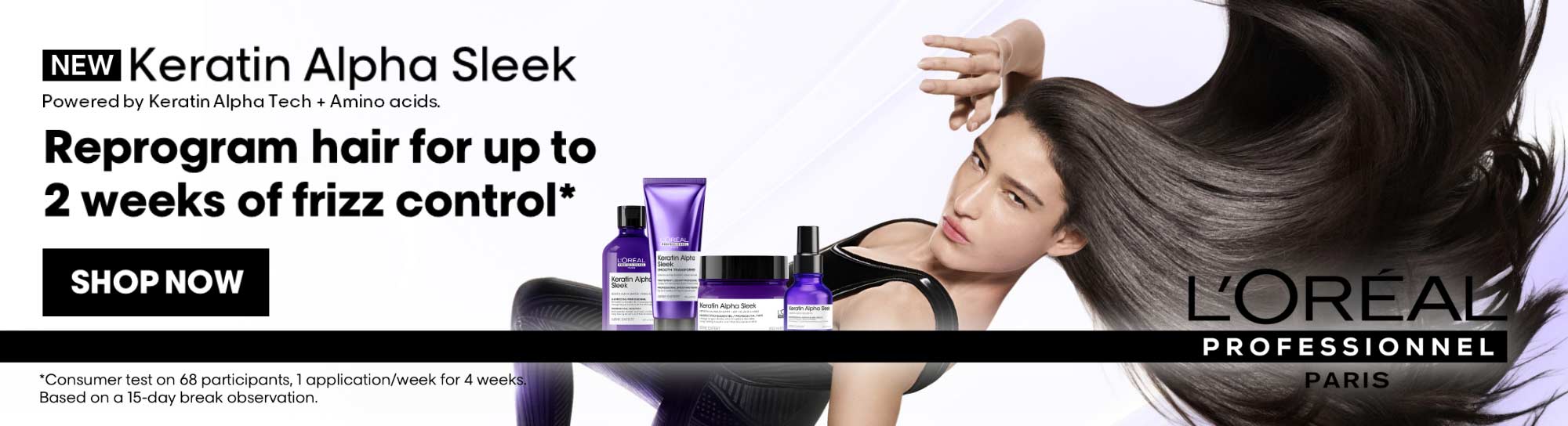 L'Oreal Professionel Alpha Sleek Banner
