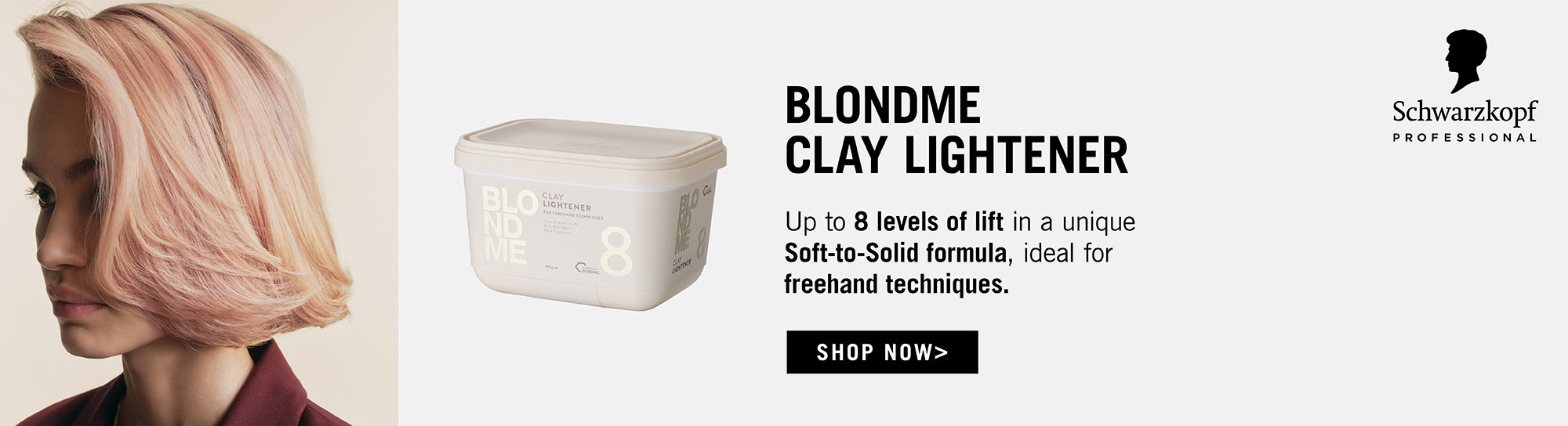 Blondme Clay Lightener Banner