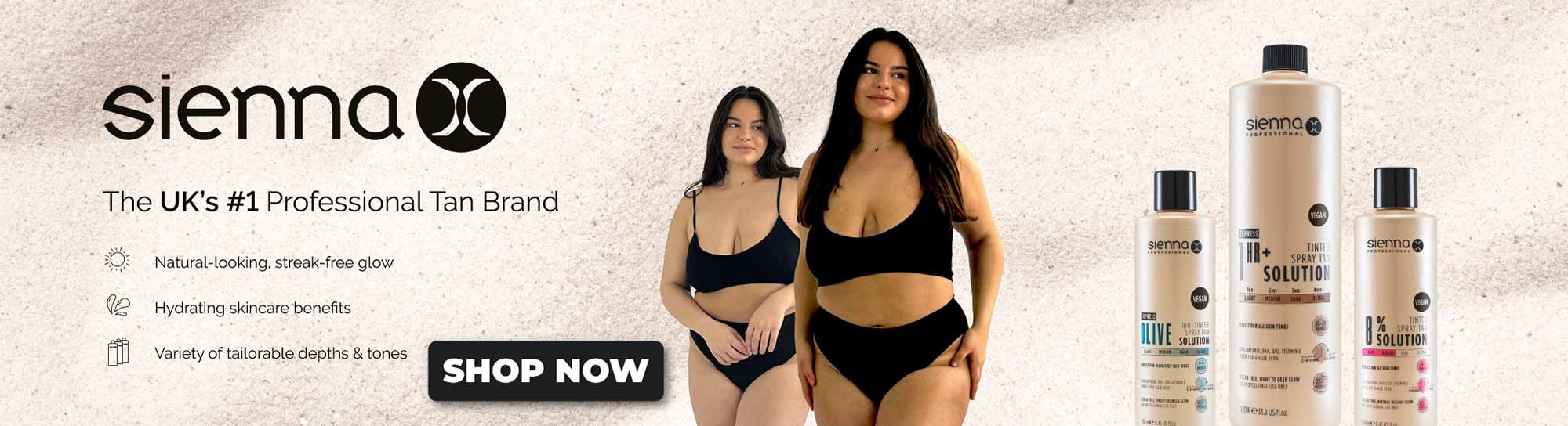 Shop Sienna X Spray Tan Solutions