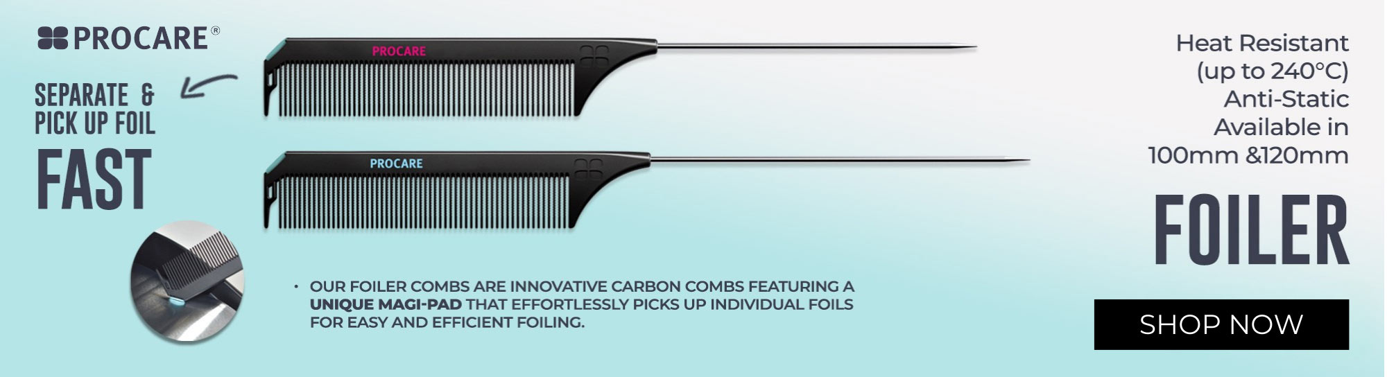 Procare Combs Banner