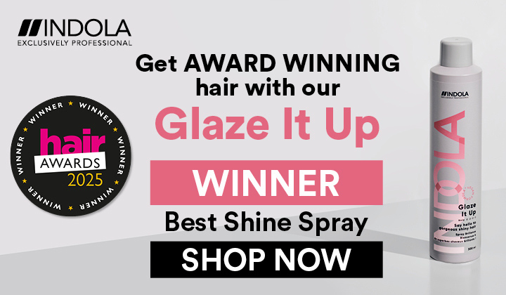 Award Wining Shine Spray Banner