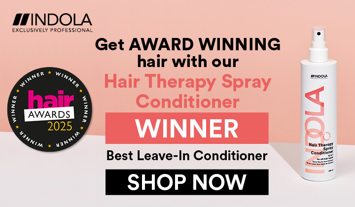 Award Winning Hair Therapy Spray Conditioner Banner