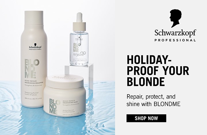 Blondme Holiday Care Static