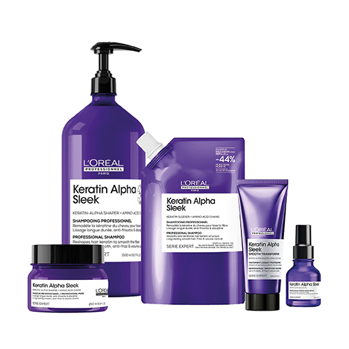 L'Oreal Professional Serie Expert Keratin Alpha Sleek Range