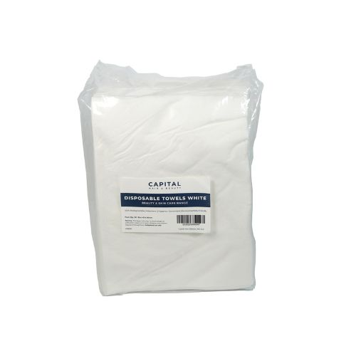 Looks Disposable Towels White 50pk