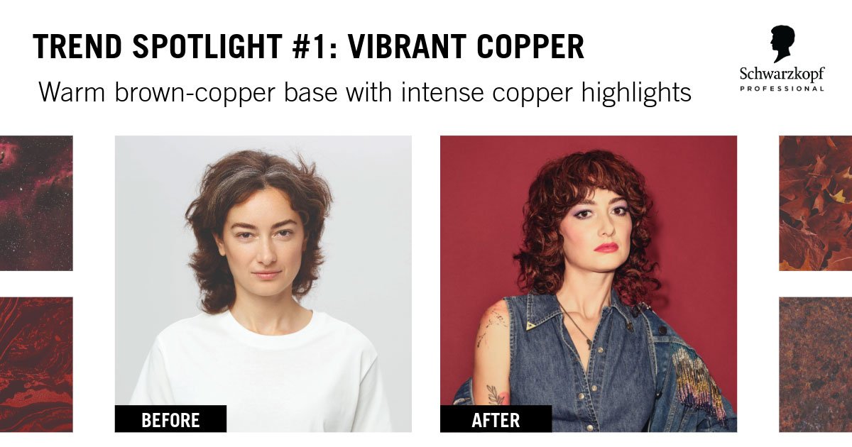 Warm brown copper looks