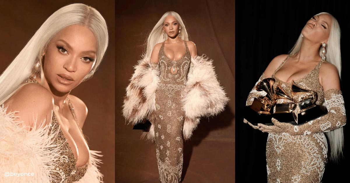 Beyonce's Grammy Look