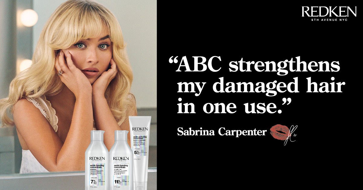 Sabrina qoute on using Redken's ABC