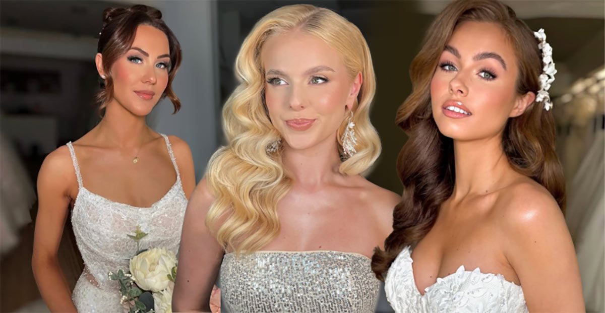 Three beautiful hairstyles