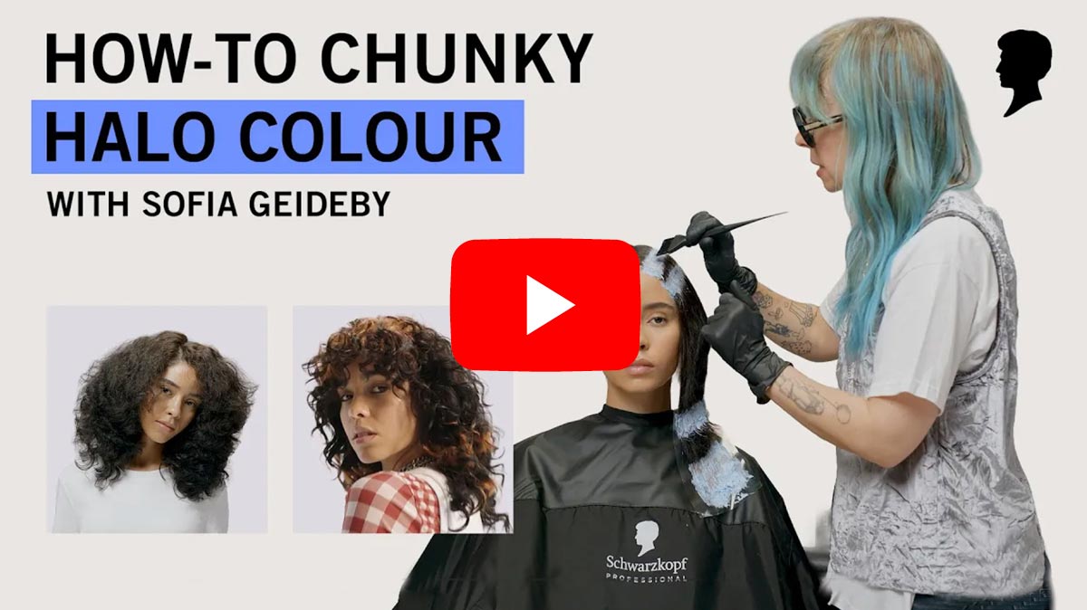 Video showing how to chunky halo colour