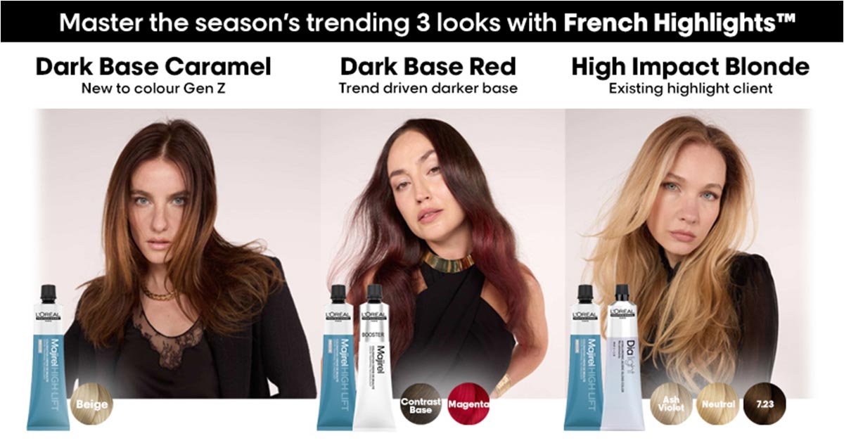 three seasonal looks you can achieve in your salon.
