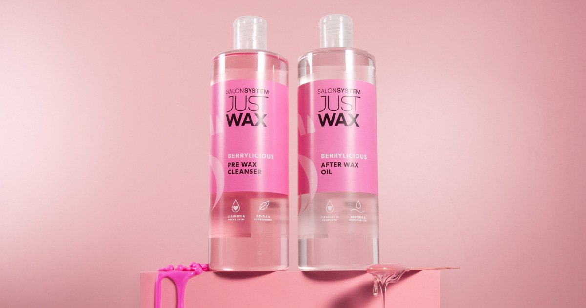 Just Wax Berrylicious Pre Wax Cleanser and Post Wax Oil