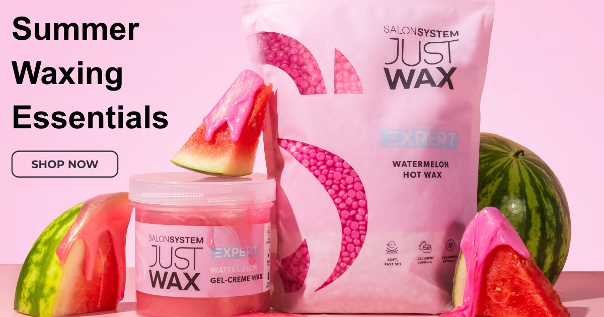 Just Wax Expert Watermelon Gel CremeStrip Wax and Hot Wax