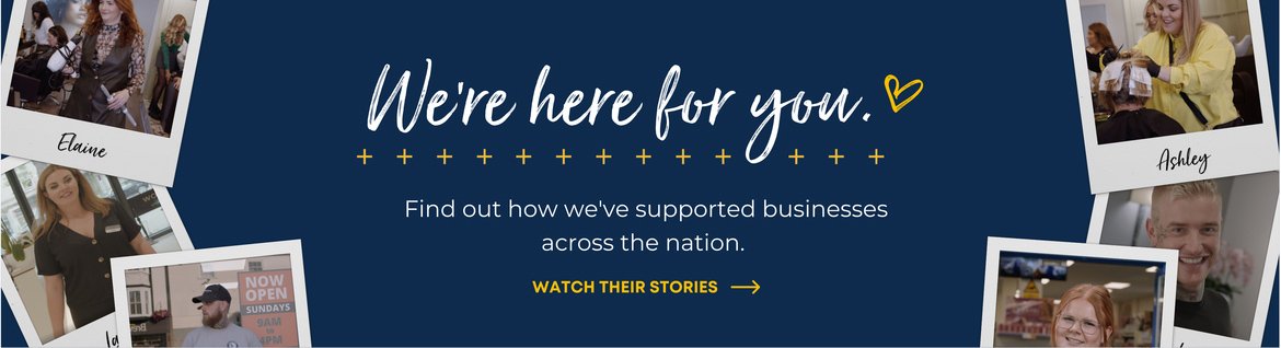 We're Here For You - Desktop Banner