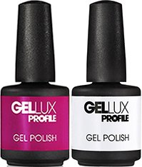 Gellux Purely White and Magenta Rocks