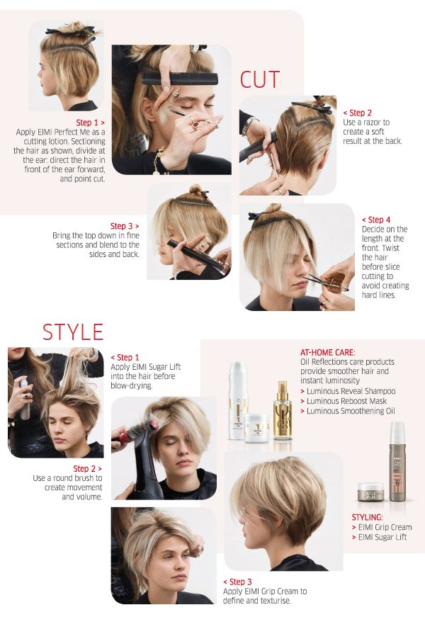 Cut & Style - step by step