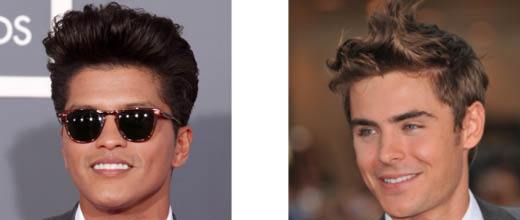 Bruno Mars and Zac Efron