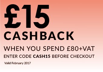 £15 cashback voucher