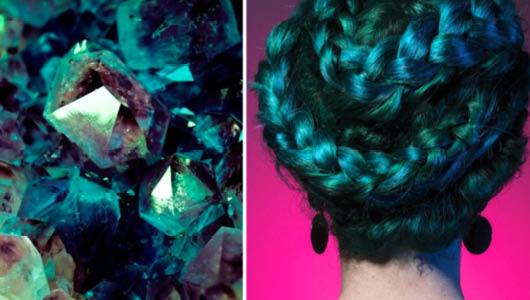 Precious gem tones in hair 1