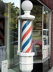 Red White and Blue Barber Pole