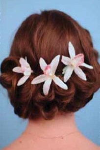 retro hair updo