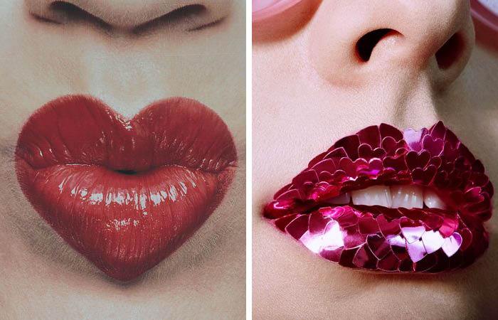 Valentine's lips