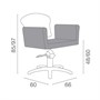 Luca Rossini Giulietta Chair [lockable, hydraulic pump] + Disc BaseAlternative Image5
