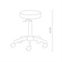 Salon Ambience Harley Stool - Chrome Base Pro WheelsAlternative Image1
