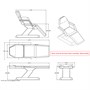 REM Excel 3 Motor Electric Couch - White (Standard Delivery)Alternative Image5