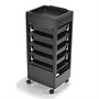 REM Studio Beauty Trolley (with Flat Top) - BlackAlternative Image1