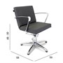 REM Shiraz Hydraulic Styling Chair - BlackAlternative Image3