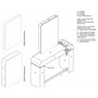 REM Lunar Wall Unit - 1 Position - Standard MirrorAlternative Image5