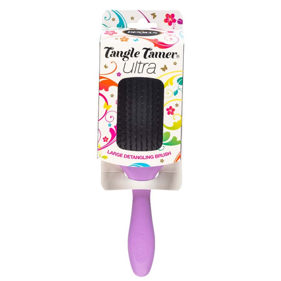 Brushes Beauty Tamer Ultra Tangle & - Denman Capital | | D90L Violet Hair