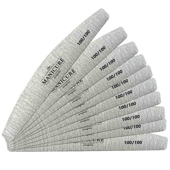 The Manicure Company 100/100 GRIT Pro Nail Files - 10pk