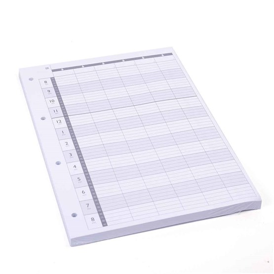 Agenda Loose Leaf Refill (6 Assistant) 3 Hole x100