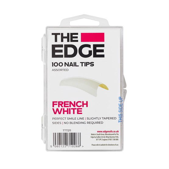 The Edge French White Tips Assorted - 100 Assorted