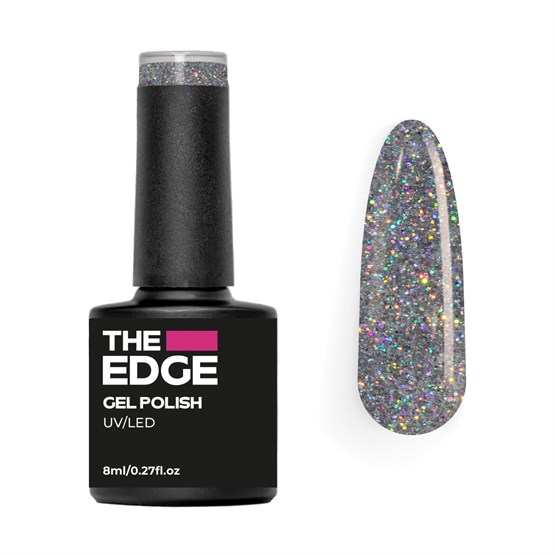 The Edge Gel Polish 8ml - Silver Glitter