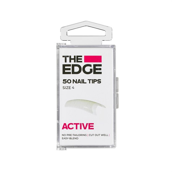 The Edge Active Nail Tips Pk50 - Size 4