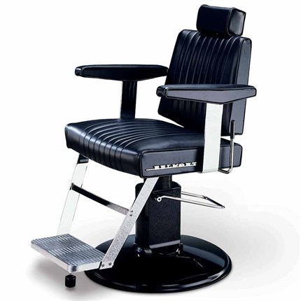 Takara Belmont Dainty Barber Chair Black Round SI-85 Base