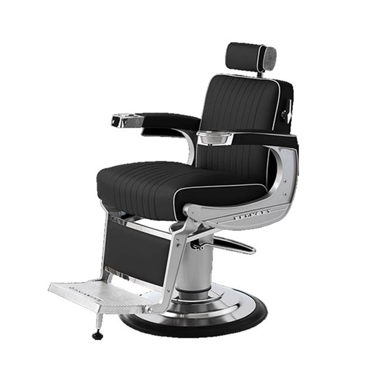 Takara Belmont Apollo 2 Barber Chair - White Piping