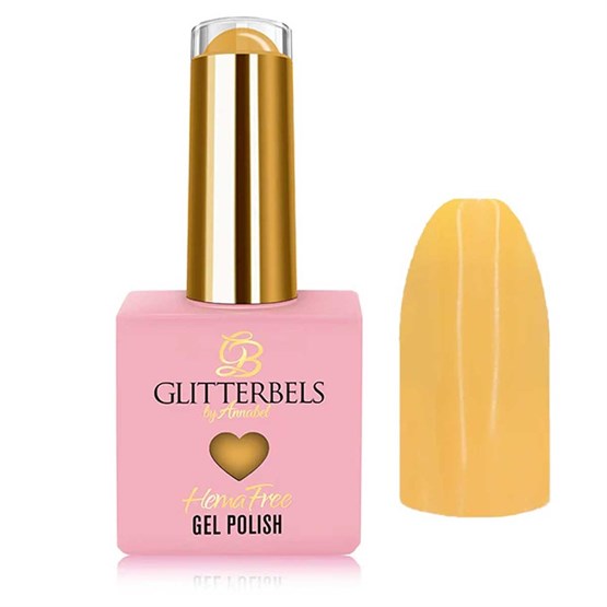 Glitterbels Hema Free Gel Polish 8ml - Custard Mustard