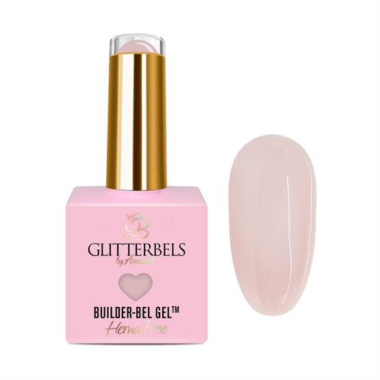 Glitterbels Hema Free Builder-Bel Gel 17ml - Barely There