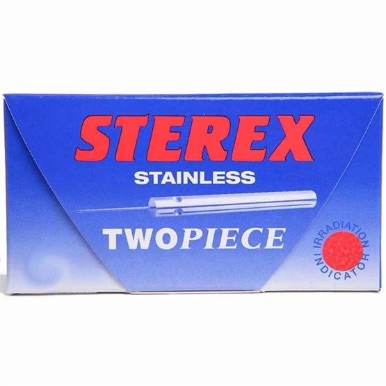 Sterex Two Piece Disposable Needles Short Stainless Steel Pk50 - F3S