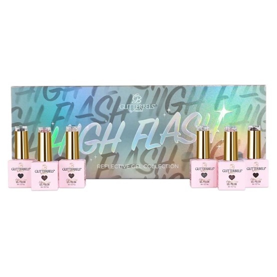 Glitterbels High Flash Hema Free Gel Polish Collection 8ml x6