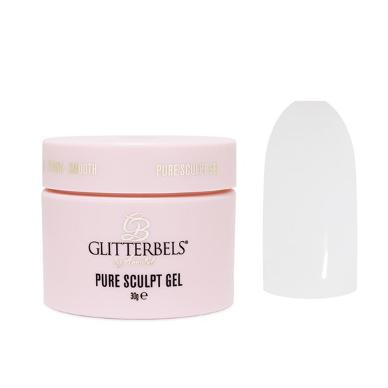 Glitterbels PureSculpt Hard Gel 30g - Ivory Veil