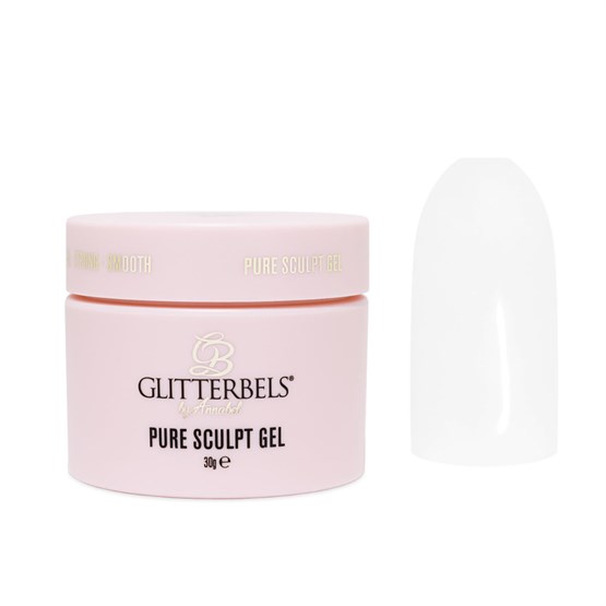 Glitterbels Pure Sculpt Hard Gel 30g - Statue White