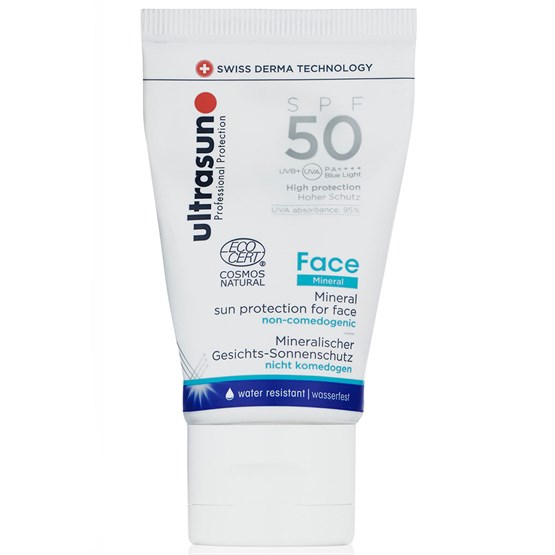 Ultrasun Mineral Face Sunscreen SPF 50 40ml