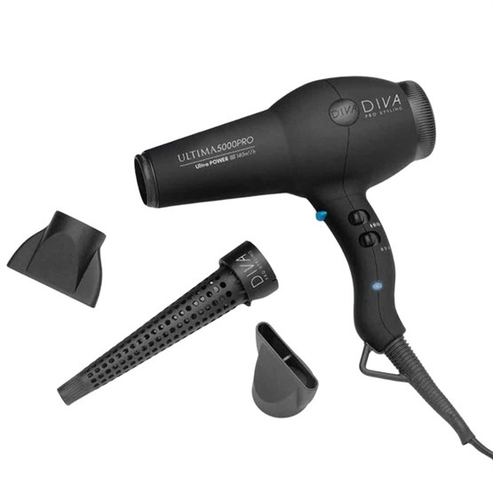 Diva Ultima 5000 PRO Dryer - Black